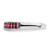 Sterling Silver Rhodium-Plated Polished Red Crystal Ring - View 4