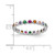 Sterling Silver Rhodium-Plated Polished Multi-Color Cubic Zirconia Band Ring, 2.75 mm - View 3
