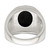 Sterling Silver Black Agate Ring - View 6