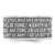 Amen Sterling Silver Rhodium-Plated Lord'S Prayer Ring, 11 mm, Flat - View 4