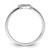 Sterling Silver Rhodium-Plated Multi-Color Enameled Dog Ring, 1.8 mm - View 2