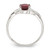 Sterling Silver Polished Garnet Ring, 2.06 mm - View 2