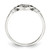 Sterling Silver Antiqued Heart with Celtic Knot Ring, 1.2 mm - View 2