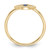 Sterling Silver Gold-Tone Synthetic Blue Spinel Cubic Zirconia Evil Eye Ring, 1.25 mm - View 2