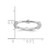 Sterling Silver Rhodium-Plated Knot Ring, 3.1 mm - View 5