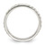Sterling Silver Chain Inlay Design 3 mm Band Ring - View 2