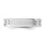 Sterling Silver Rhodium-Plated Bar and Chain Link Adjustable Ring, 4.3 mm - View 4