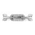 Sterling Silver Rhodium-Plated Cubic Zirconia Link Ring, 1.4 mm - View 4