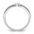 Sterling Silver Rhodium-Plated Polished Ring, 2.8 mm - View 2