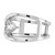 Sterling Silver Rhodium-Plated Fancy Cubic Zirconia Ring, 7.1 mm - View 3