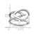 Sterling Silver Rhodium-Plated Fancy Cubic Zirconia Ring, 7.1 mm - View 5