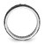 Sterling Silver Rhodium-Plated Black Spinel 5 mm Band Ring - View 2