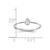 Sterling Silver Rhodium-Plated Pear Shaped Cubic Zirconia Ring, 1.3 mm - View 5