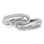 Pure Fire Sterling Silver Rhodium-Plated Fancy Cubic Zirconia Ring, 3 mm - View 4