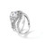 Sterling Silver Rhodium-Plated Cubic Zirconia Engagement Ring and Band Set - View 7
