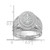 Sterling Silver Rhodium-Plated Cubic Zirconia Ring and Band Set - View 5