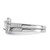 Sterling Silver Rhodium-Plated Cubic Zirconia Heart and Band 2 Ring Set - View 3