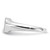 Sterling Silver Rhodium-Plated Micro Pave Cubic Zirconia Ring - View 3