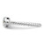 Sterling Silver Rhodium-Plated Cubic Zirconia Twisted Ring, 2.15 mm - View 3