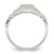 Sterling Silver Claddagh Ring, 2 mm - QR958 - View 2
