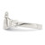 Sterling Silver Claddagh Ring, 2 mm - QR959 - View 4