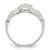 Sterling Silver Claddagh Ring, 2 mm - QR96 - View 2