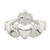 Sterling Silver Claddagh Ring, 2 mm - QR96 - View 5
