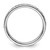 Rhodium-Plated Sterling Silver Stackable Expressions Polished Enameled Peace Ring, 3.5 mm - View 2