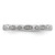Rhodium-Plated Sterling Silver Stackable Expressions Diamond Ring - View 3