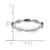 Rhodium-Plated Sterling Silver Stackable Expressions Black & White Diamond Ring - QSK1057 - View 4