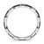 Rhodium-Plated Sterling Silver Stackable Expressions Black & White Diamond Ring - QSK1059 - View 2