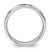 Rhodium-Plated Sterling Silver Stackable Expressions Polished Enameled Flower Ring, 4.5 mm - QSK106 - View 2