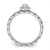 Sterling Silver Stackable Expressions Lab-Created Opal Ring - QSK1131 - View 2