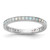 Sterling Silver Stackable Expressions Lab-Created Opal Ring - QSK1166