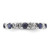 Sterling Silver Stackable Expressions Lab-Created Sapphire Ring - QSK1221 - View 3