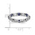 Sterling Silver Stackable Expressions Lab-Created Sapphire Ring - QSK1221 - View 4