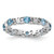 Sterling Silver Stackable Expressions Blue Topaz Ring