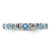 Sterling Silver Stackable Expressions Blue Topaz Ring - View 3