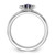 Sterling Silver Stackable Expressions Lab-Created Sapphire Ring - QSK1241 - View 2
