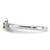 Sterling Silver Stackable Expressions Peridot Ring - QSK1245 - View 3