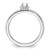Sterling Silver Stackable Expressions Lab-Created Opal Ring - QSK1272 - View 2