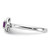 Sterling Silver Stackable Expressions Amethyst Ring - QSK1281 - View 3