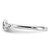 Sterling Silver Stackable Expressions Lab-Created Ruby Ring - QSK1291 - View 3