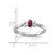 Sterling Silver Stackable Expressions Lab-Created Ruby Ring - QSK1291 - View 5
