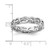 Rhodium-Plated Sterling Silver Stackable Expressions Polished Ring, 4.5 mm - QSK130 - View 4