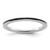 Rhodium-Plated Sterling Silver Stackable Expressions Black Enameled 1.5 mm Ring