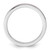 Rhodium-Plated Sterling Silver Stackable Expressions Red Enameled 2.25 mm Ring - View 2