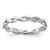 Sterling Silver Stackable Expressions Carved Band Ring - QSK1436