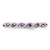 Sterling Silver Stackable Expressions Amethyst Ring - QSK1471 - View 3