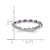 Sterling Silver Stackable Expressions Amethyst Ring - QSK1471 - View 4